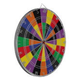 Brightly Colored Party Dartboard Game Room Colors | Zazzle