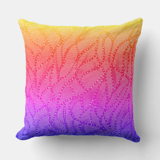 brightly colored pillow