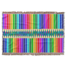 Brightly Colored Rainbow Pencil, Crayon