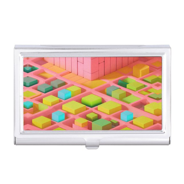 Brightly Colored Sweetness Business Card Case (Front)