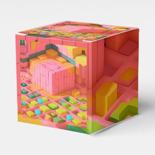 Brightly Colored Sweetness Favor Boxes