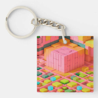 Brightly Colored Sweetness Keychain
