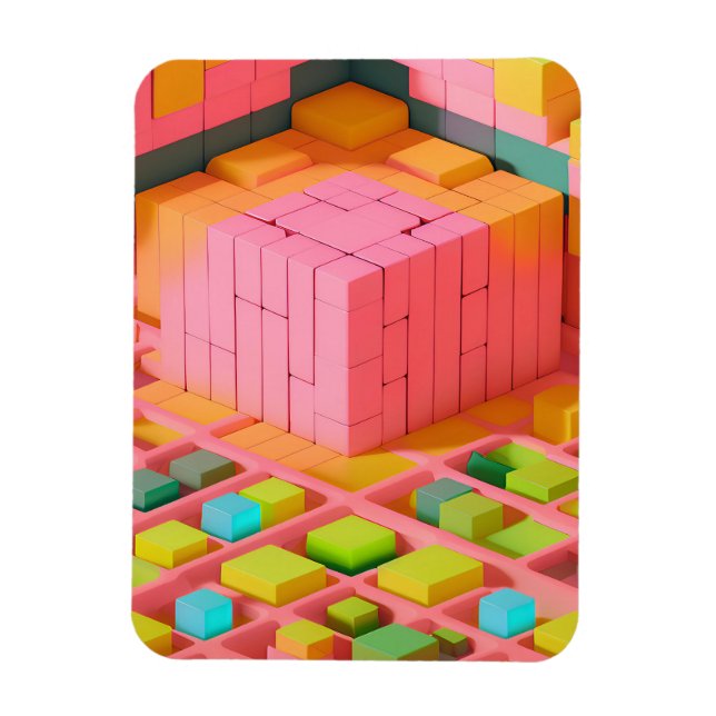 Brightly Colored Sweetness Magnet (Vertical)