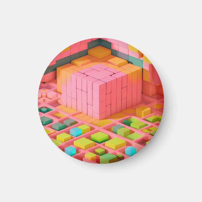 Brightly Colored Sweetness Magnet (Front)