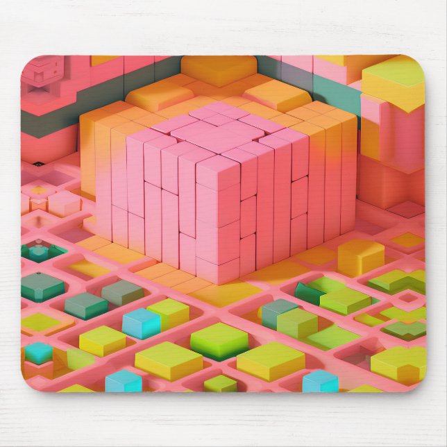 Brightly Colored Sweetness Mouse Pad (Front)