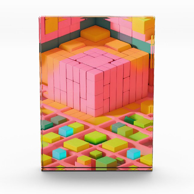 Brightly Colored Sweetness Photo Block (Front)