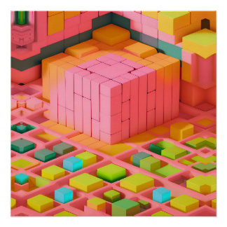 Brightly Colored Sweetness Poster