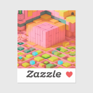 Brightly Colored Sweetness Sticker