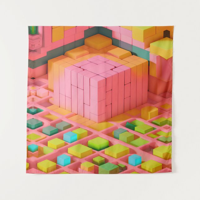 Brightly Colored Sweetness Tapestry (Front)