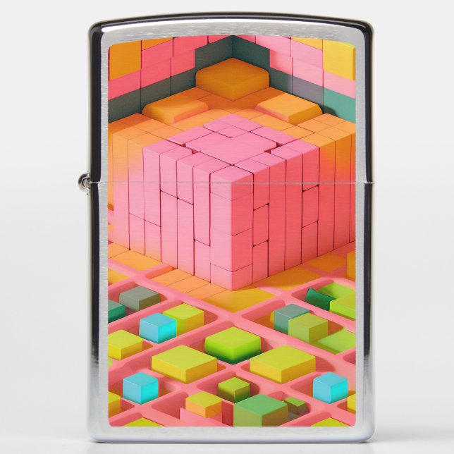 Brightly Colored Sweetness Zippo Lighter (Front)