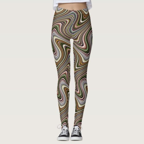 Brightly Colored Unique Cool Pattern Leggings