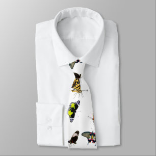 Brightly Coloured Butterflies Neck Tie