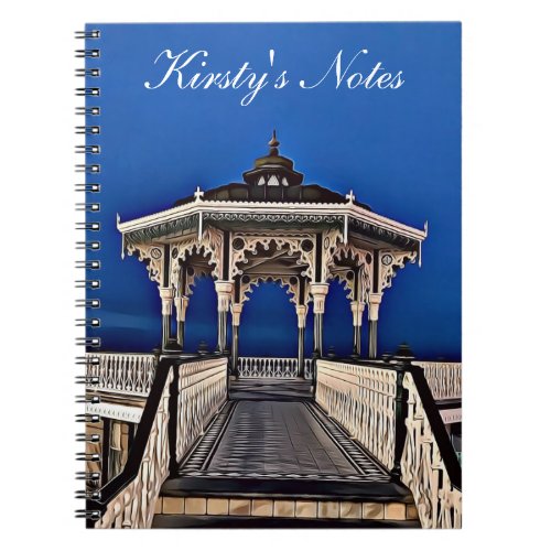 Brighton and Hove Bandstand Digital Painting Notebook