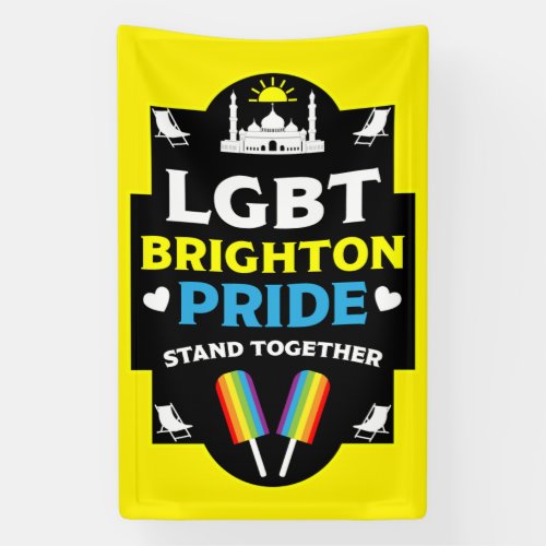 Brighton and Hove pride Banner