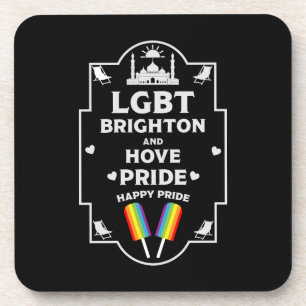 Brighton and Hove pride Beverage Coaster