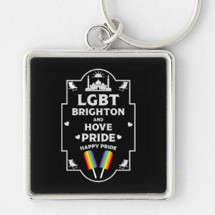 Brighton and Hove pride Keychain