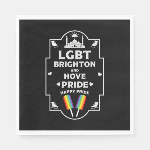 Brighton and Hove pride Napkins