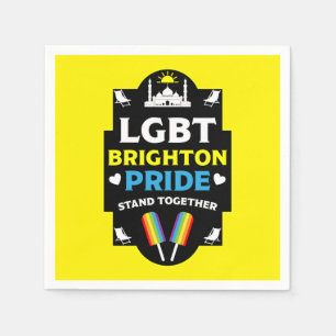 Brighton and Hove pride Napkins