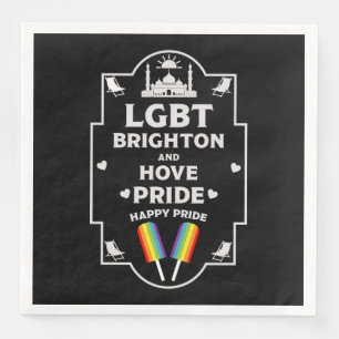 Brighton and Hove pride Paper Dinner Napkins