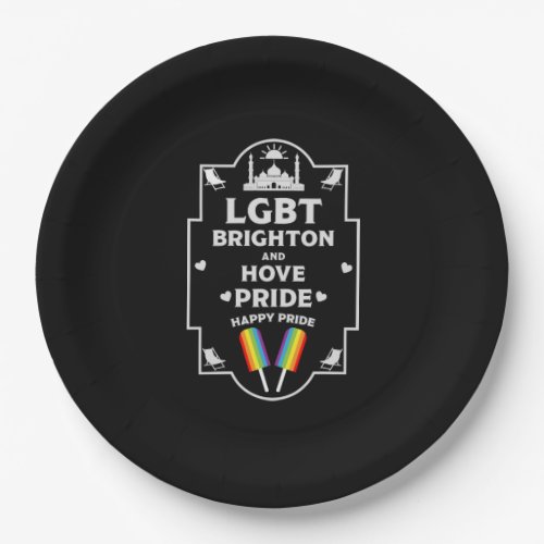 Brighton and Hove pride Paper Plates