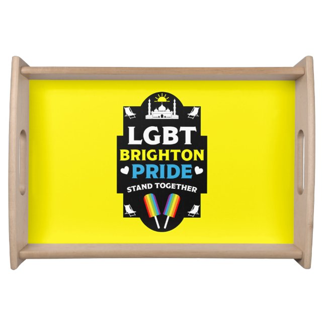 Brighton and Hove pride Serving Tray (Front)