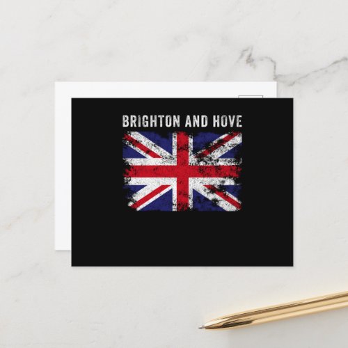 Brighton And Hove UK Flag British Souvenir Cool Postcard