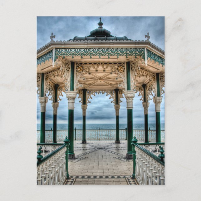 Brighton Bandstand, England Postcard (Front)