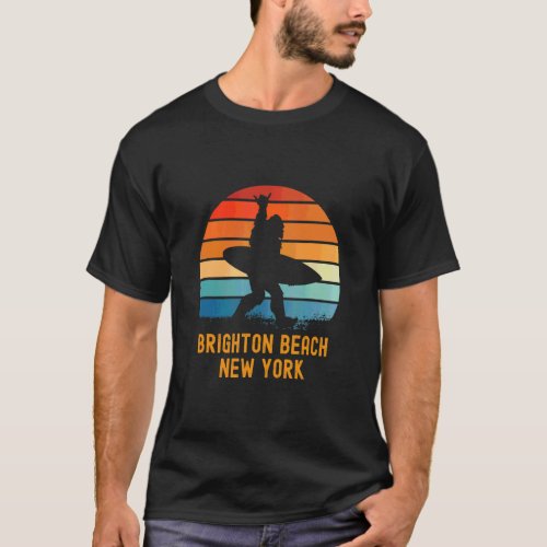 Brighton Beach  New York Sasquatch Souvenir  T_Shirt