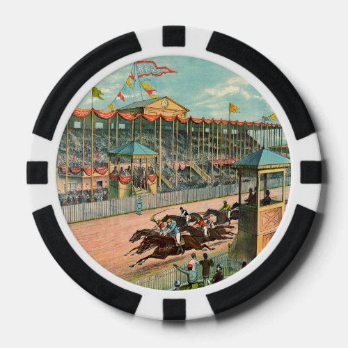 Brighton Beach Racetrack 1887 Poker Chips