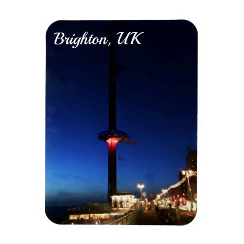 Brighton British Airways i360 at night Magnet