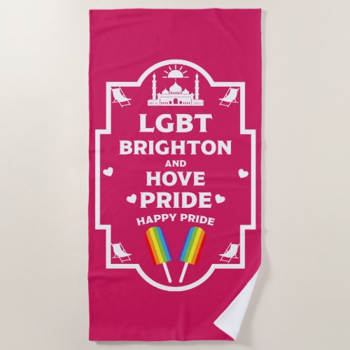 Brighton Gay Pride Beach Towel