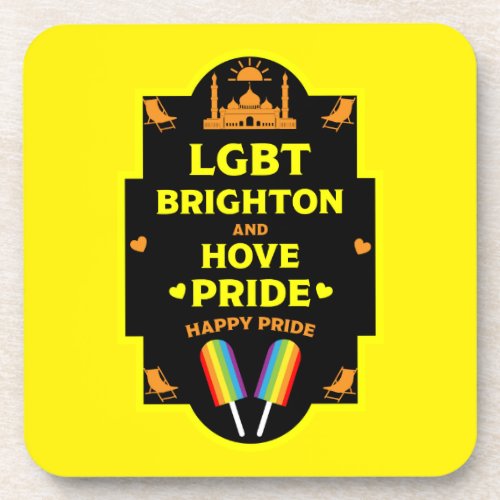 Brighton Gay Pride Beverage Coaster