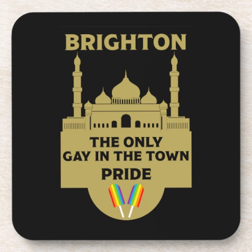 Brighton Gay Pride _ Brighton England LGBT _ Beverage Coaster