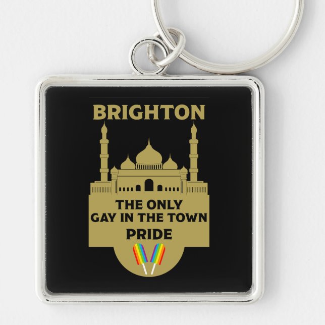 Brighton Gay Pride - Brighton England LGBT - Keychain (Front)