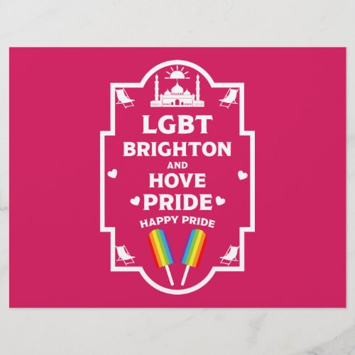 Brighton Gay Pride Flyer