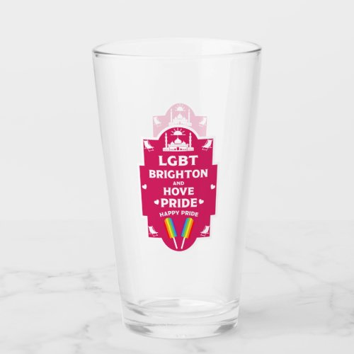 Brighton Gay Pride Glass