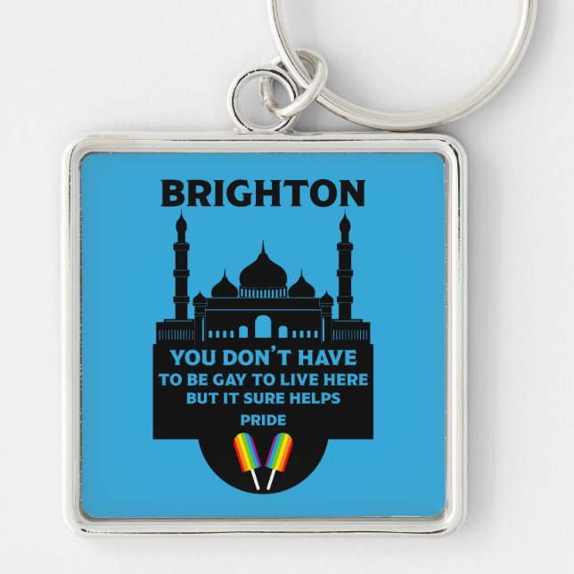 Brighton Gay Pride Keychain (Front)