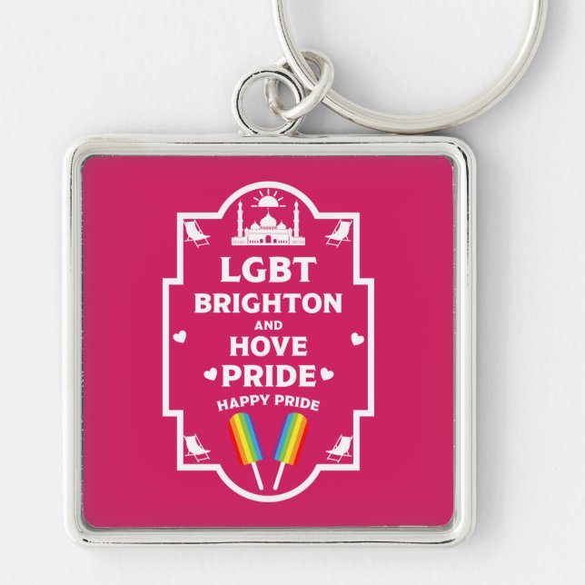 Brighton Gay Pride Keychain (Front)
