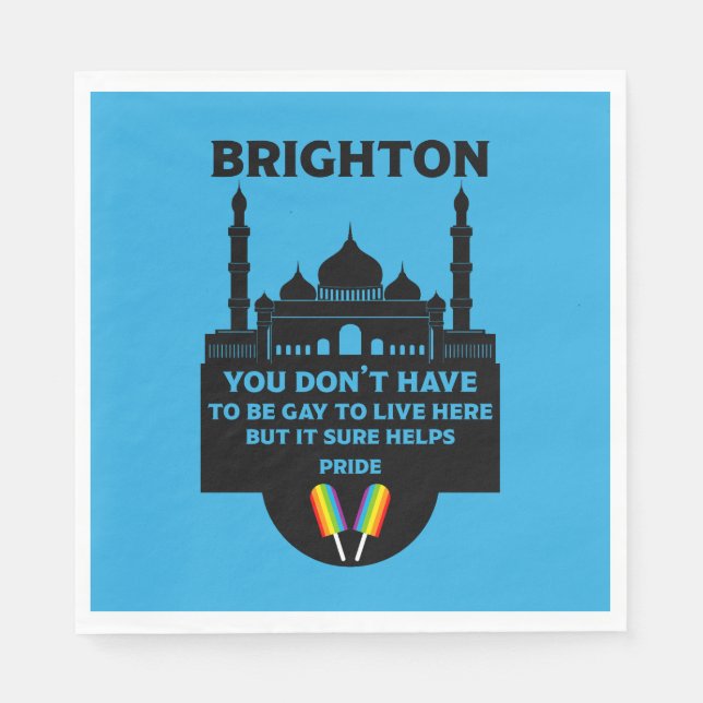 Brighton Gay Pride Napkins (Front)