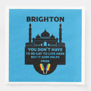 Brighton Gay Pride Paper Dinner Napkins