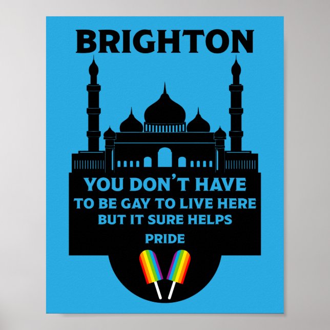 Brighton Gay Pride Poster (Front)