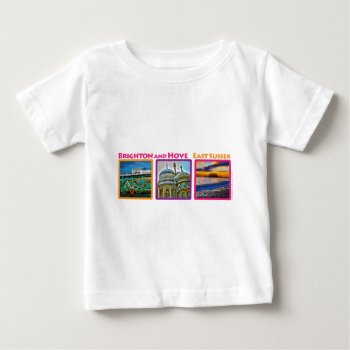 Brighton & Hove 3way Baby T-shirt by theJasonKnight at Zazzle