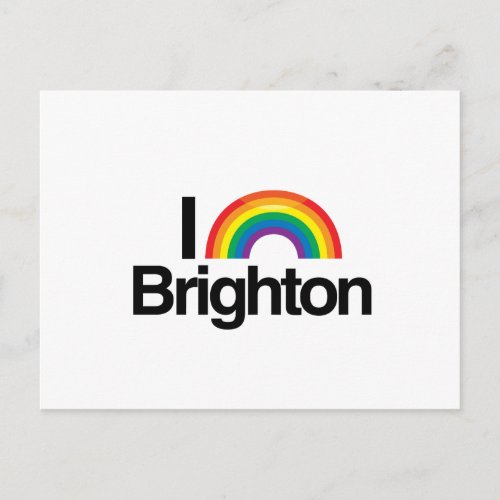 BRIGHTON _ I LOVE PRIDE _png Postcard