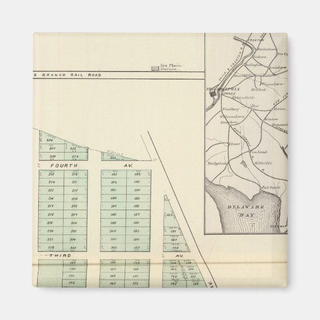 Brighton Land Association, adjoining Spring Lake Magnet (Front)