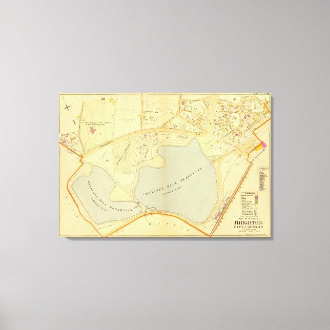 Brighton, Massachusettes 5 Canvas Print (Front)