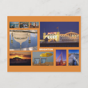 Brighton multi-image postcard
