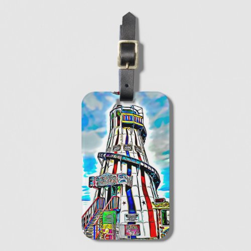 Brighton Palace Pier Fairground Rides Luggage Tag