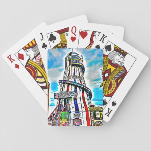 Brighton Palace Pier Fairground Rides Poker Cards