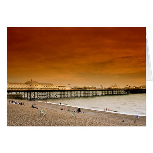 Brighton pier, England Cards (Front Horizontal)