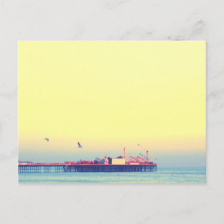 Brighton pier, UK Postcard